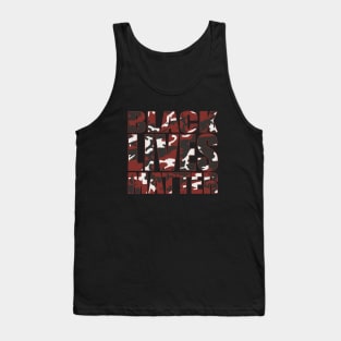 BLACK LIVES MATTER red camo Tank Top